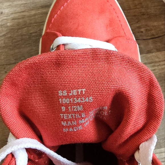 Sun + Stone Red High Tops - Picture 2 of 5